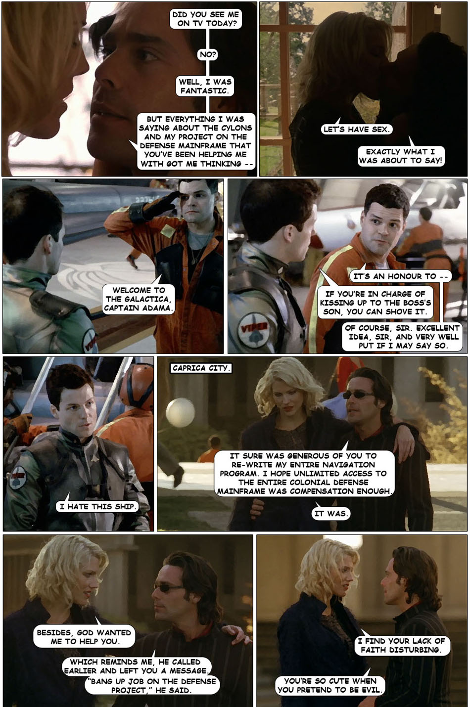 Five-Minute Battlestar Galactica: The Miniseries Comic