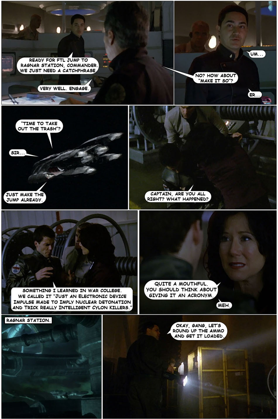 Five-Minute Battlestar Galactica: The Miniseries Comic