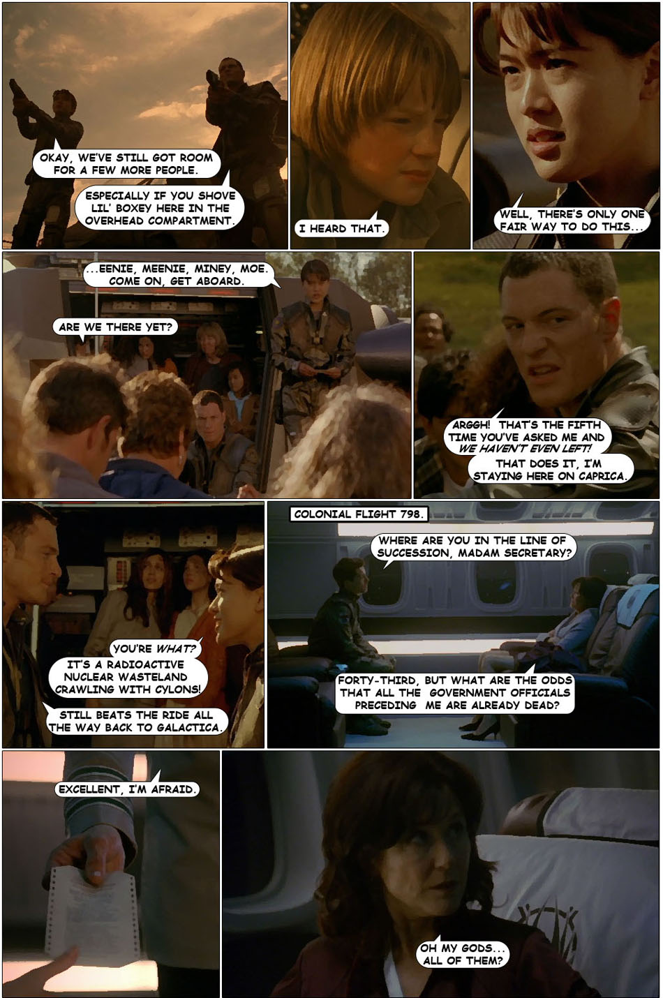 Five-Minute Battlestar Galactica: The Miniseries Comic