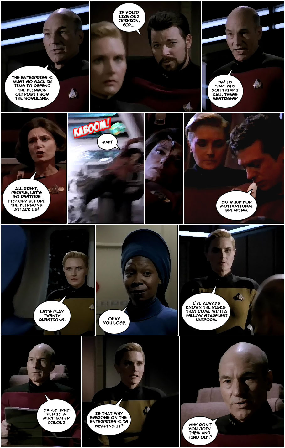 Five-Minute Yesterday's Enterprise Comic