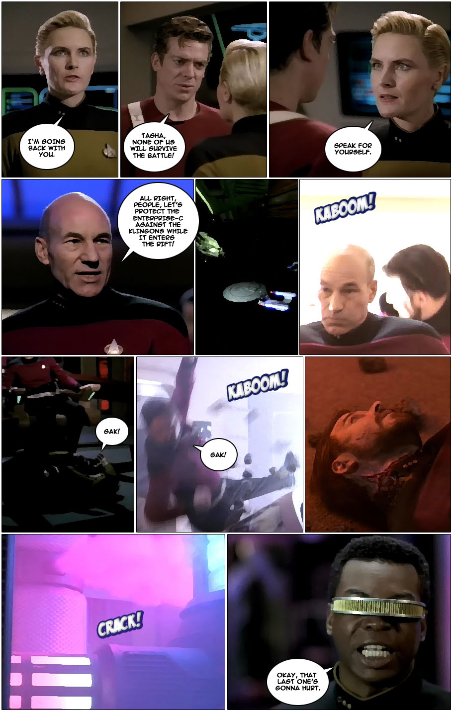 Five-Minute Yesterday's Enterprise Comic