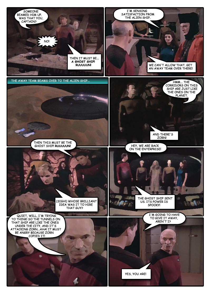 Five-Minute Encounter at Farpoint Comic