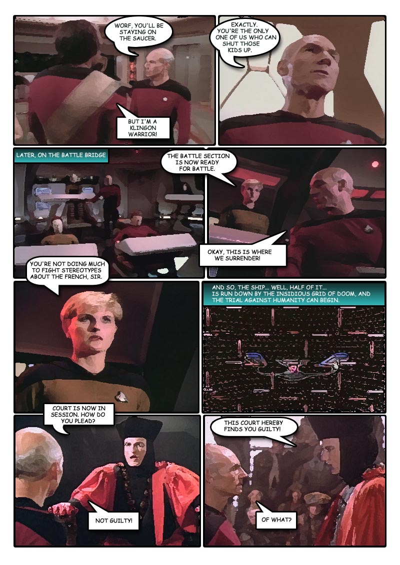 Five-Minute Encounter at Farpoint Comic