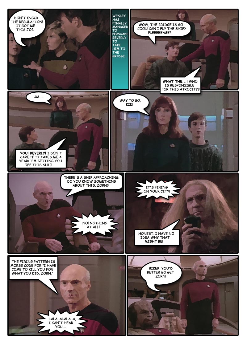 Five-Minute Encounter at Farpoint Comic